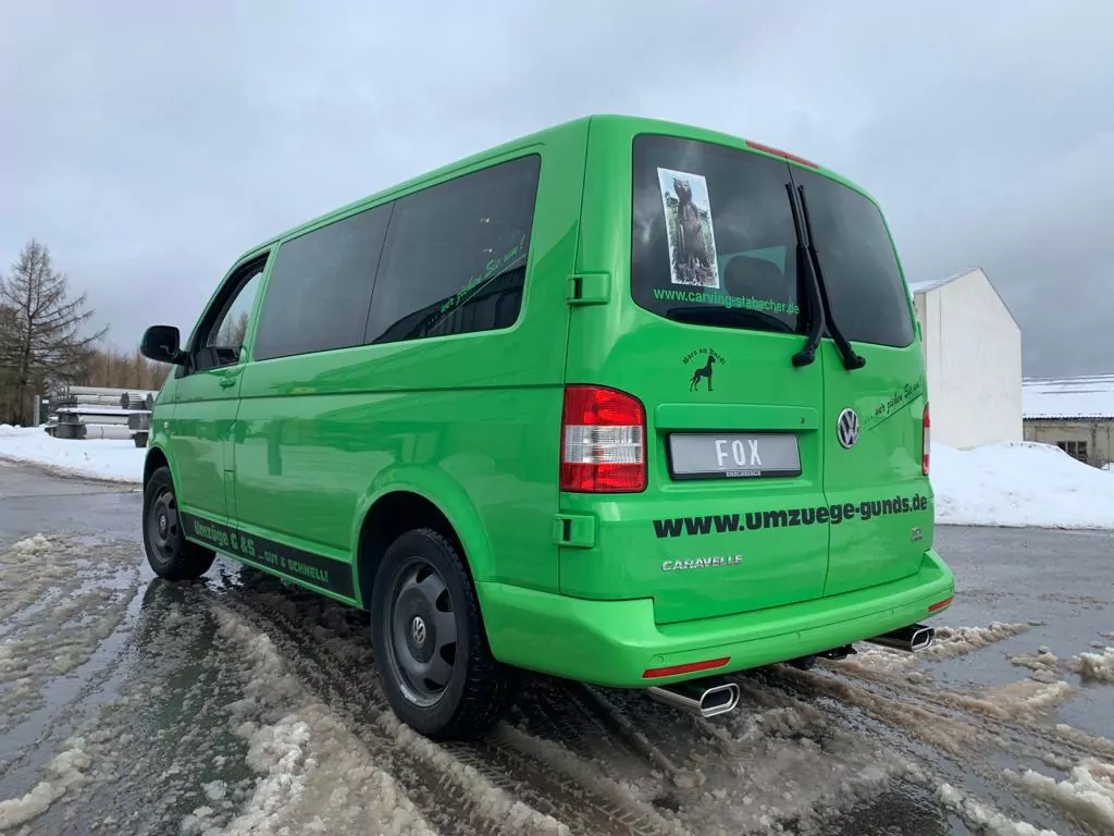 VW Bus T5/ T6 4motion  Endschalldämpfer Ausgang rechts/links - 160x80 Typ 53 rechts/links