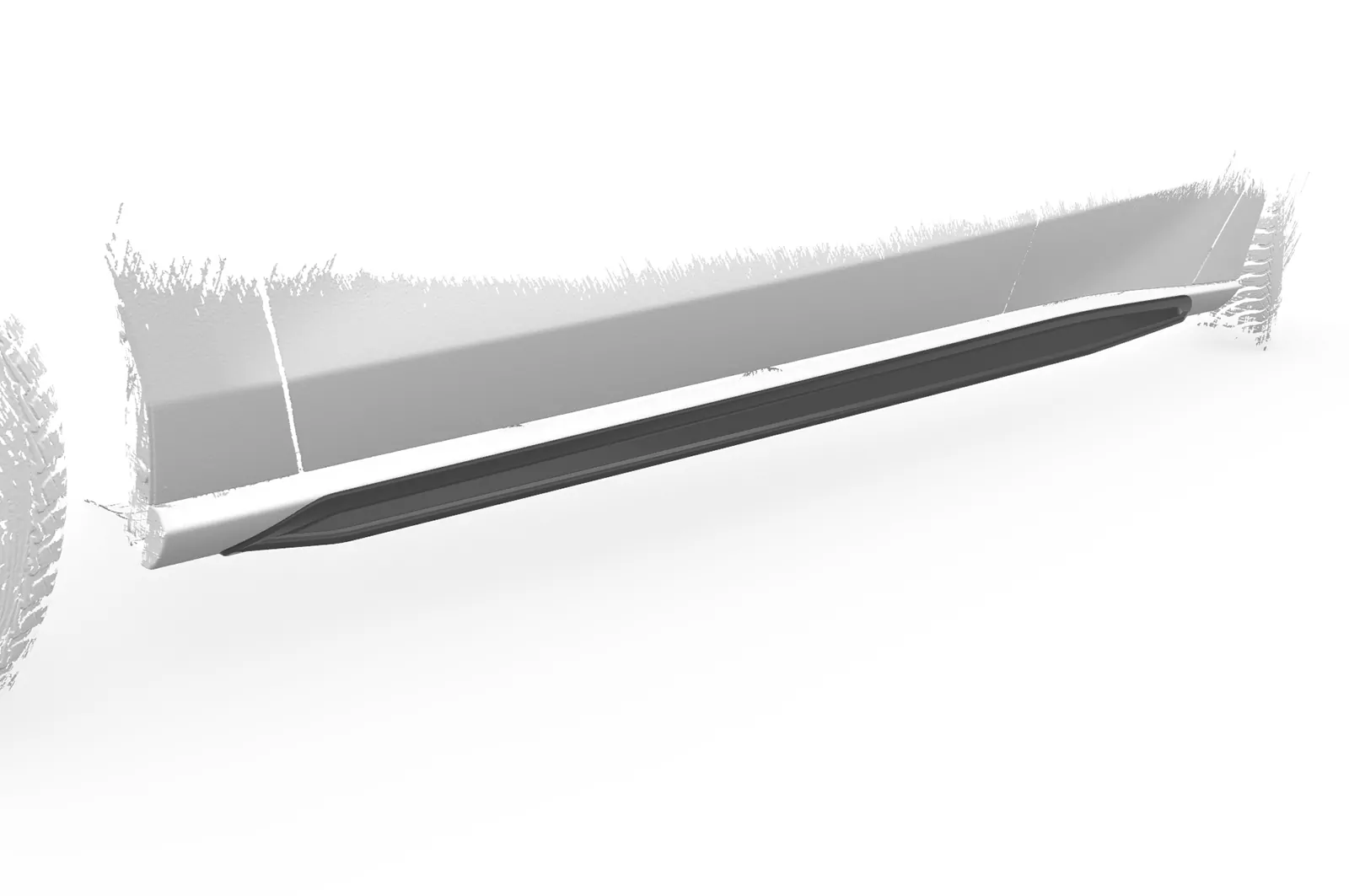 Seitenschweller für Ford Focus MK4 Turnier SS518 Schwarz Strukturiert