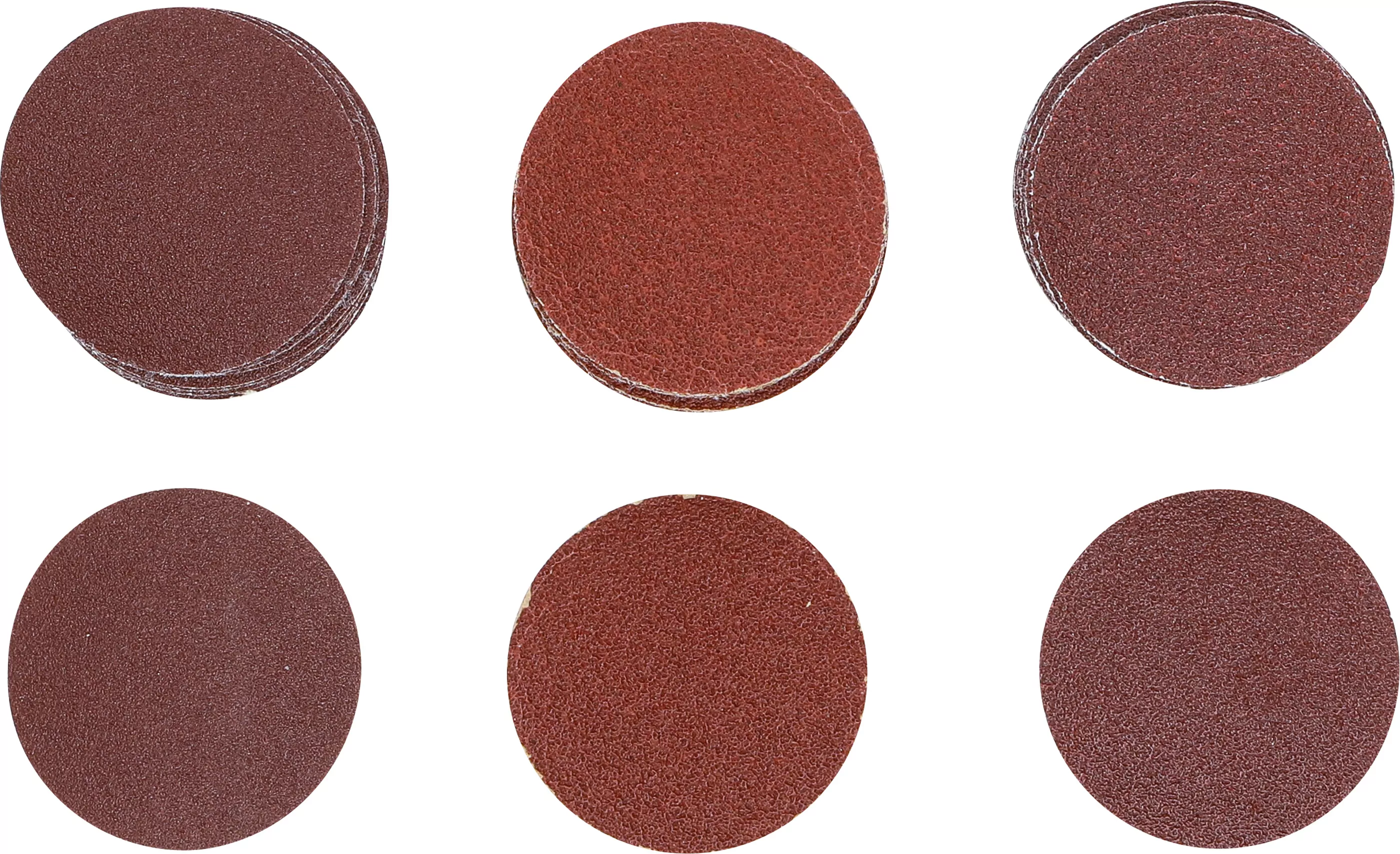 Schleifblatt-Satz für Exzenterschleifer | Ø 50 mm | K 60 - 80 - 120 | 30-tlg.