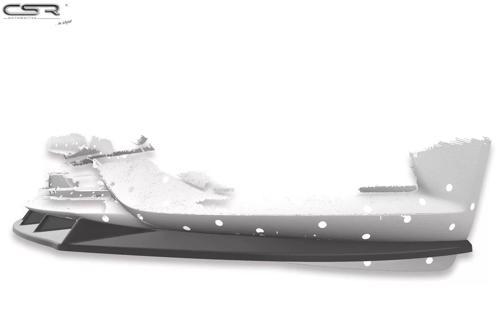 Cup-Spoilerlippe mit ABE für Opel Insignia B CSL431-M Carbon Look (matt)