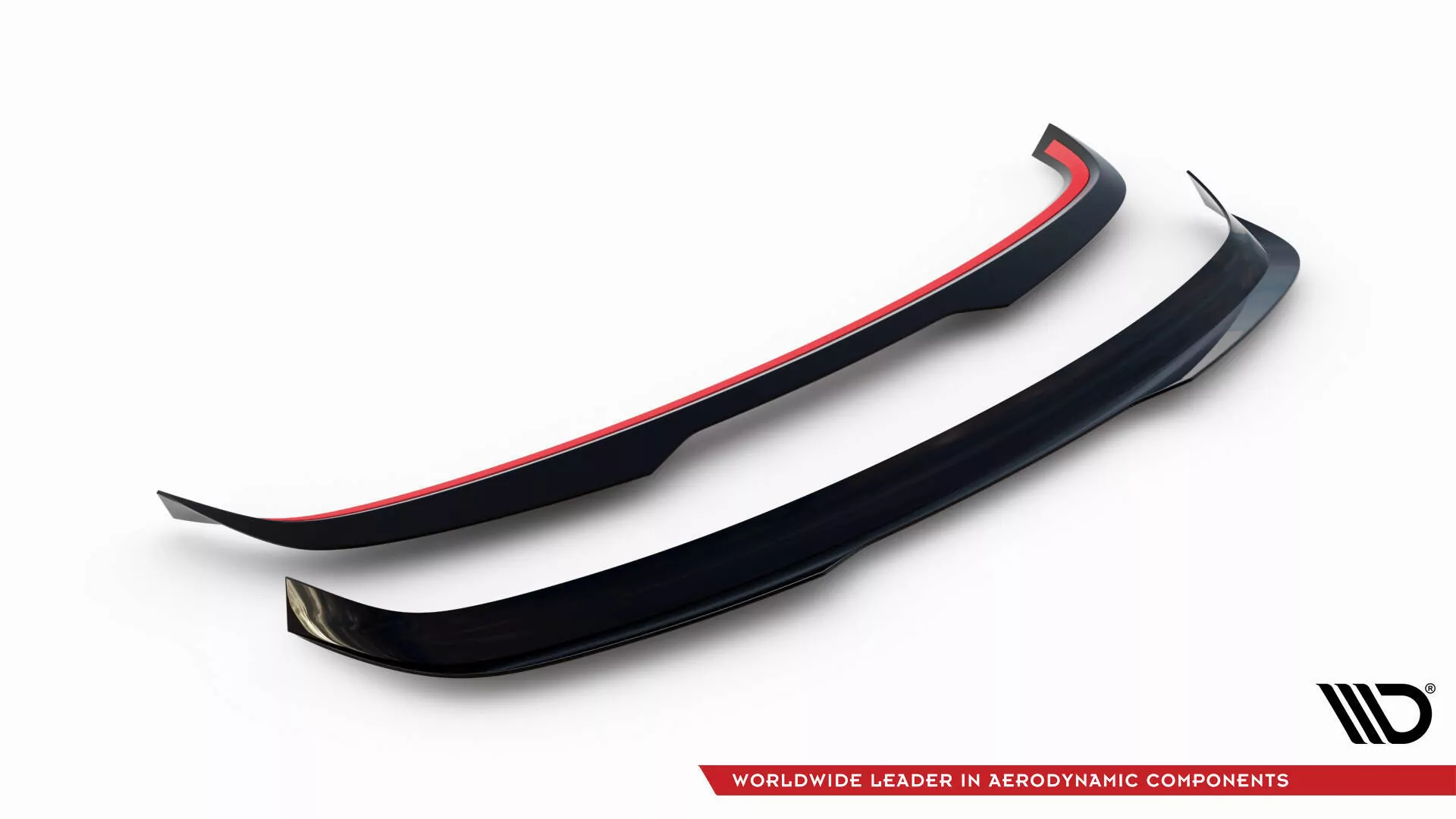 Spoiler CAP Für Volkswagen Scirocco Mk3 Facelift Schwarz Hochglanz