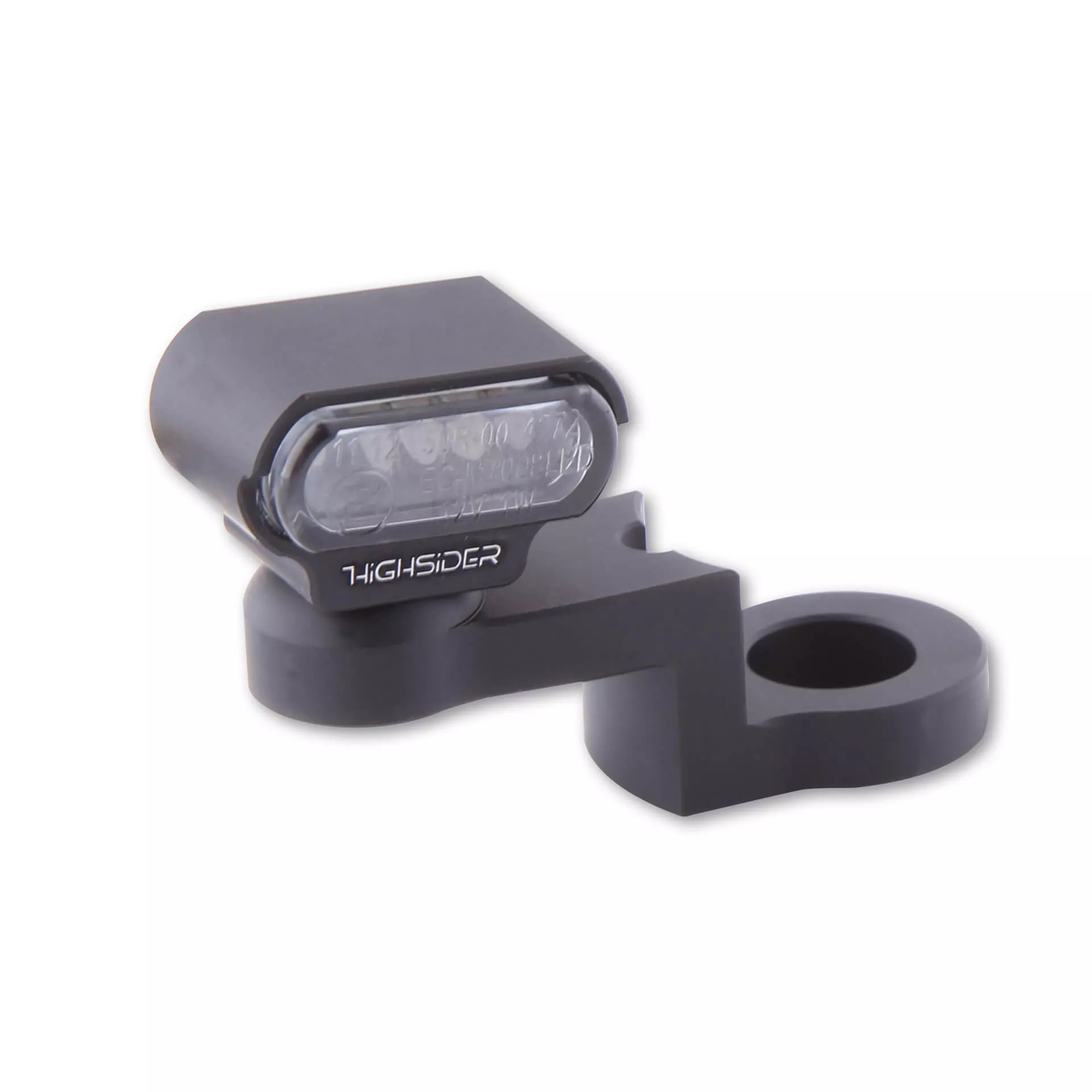 HIGHSIDER pro Type 1 Mounting LED Indicator Black/Translucent E-Approved (Pair)