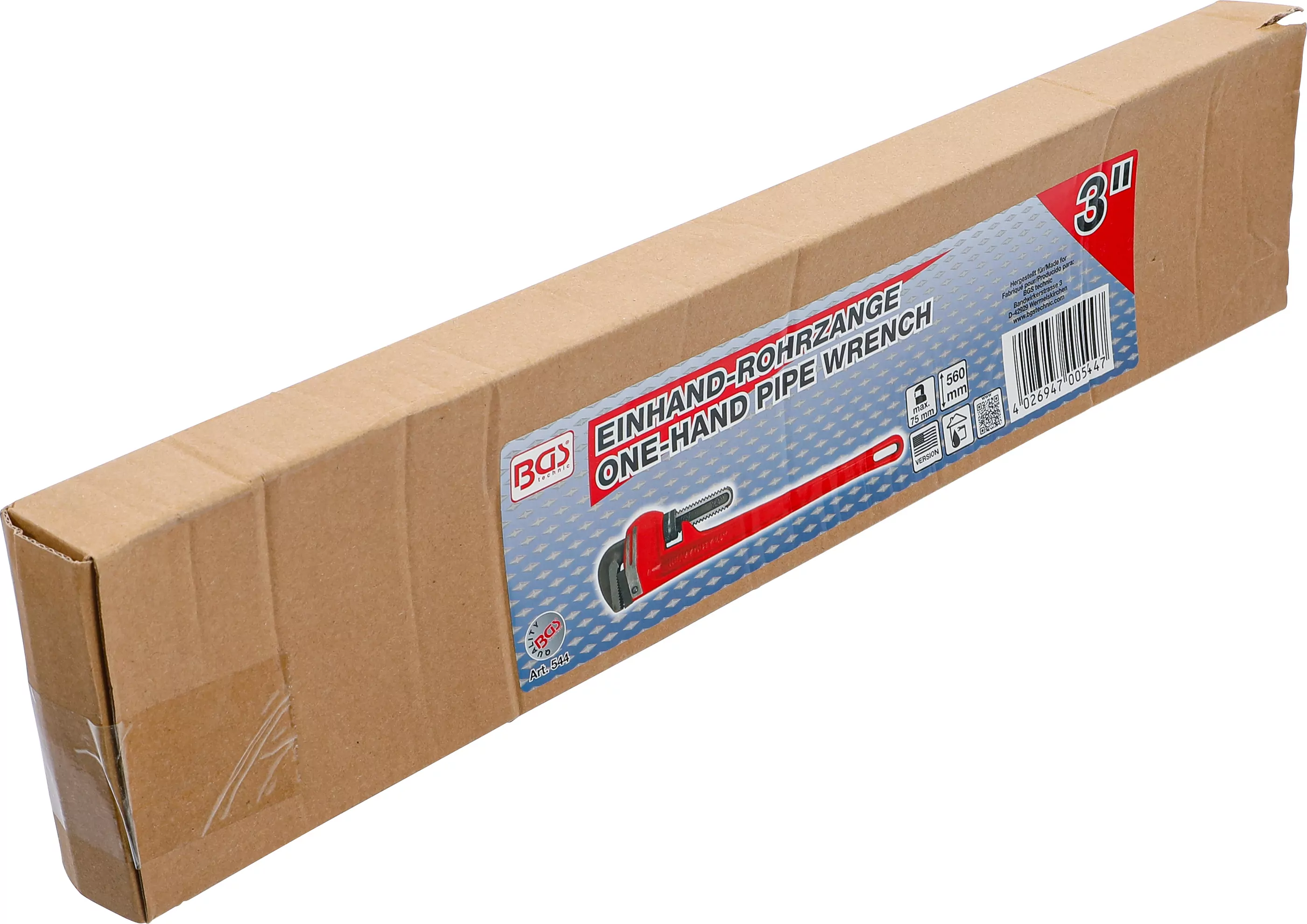 Einhand-Rohrzange | 600 mm | 38 - 64 mm