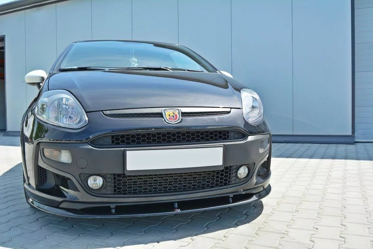 Front Ansatz Passend Für Passend Für Fiat Punto Evo Abarth Schwarz Hochglanz Schwarz Hochglanz