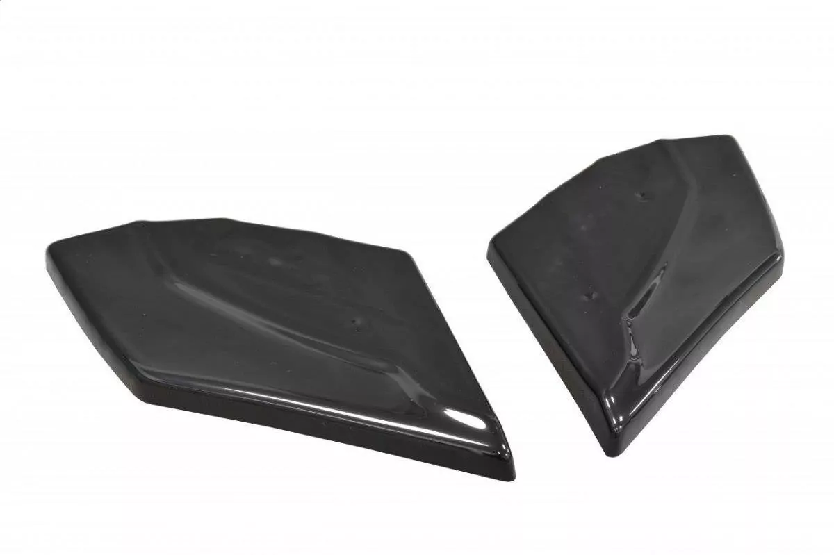 Heck Ansatz Flaps Diffusor Passend Für Diffusor Passend Für SEAT LEON III CUPRA / FR Schwarz Hochglanz Schwarz Hochglanz