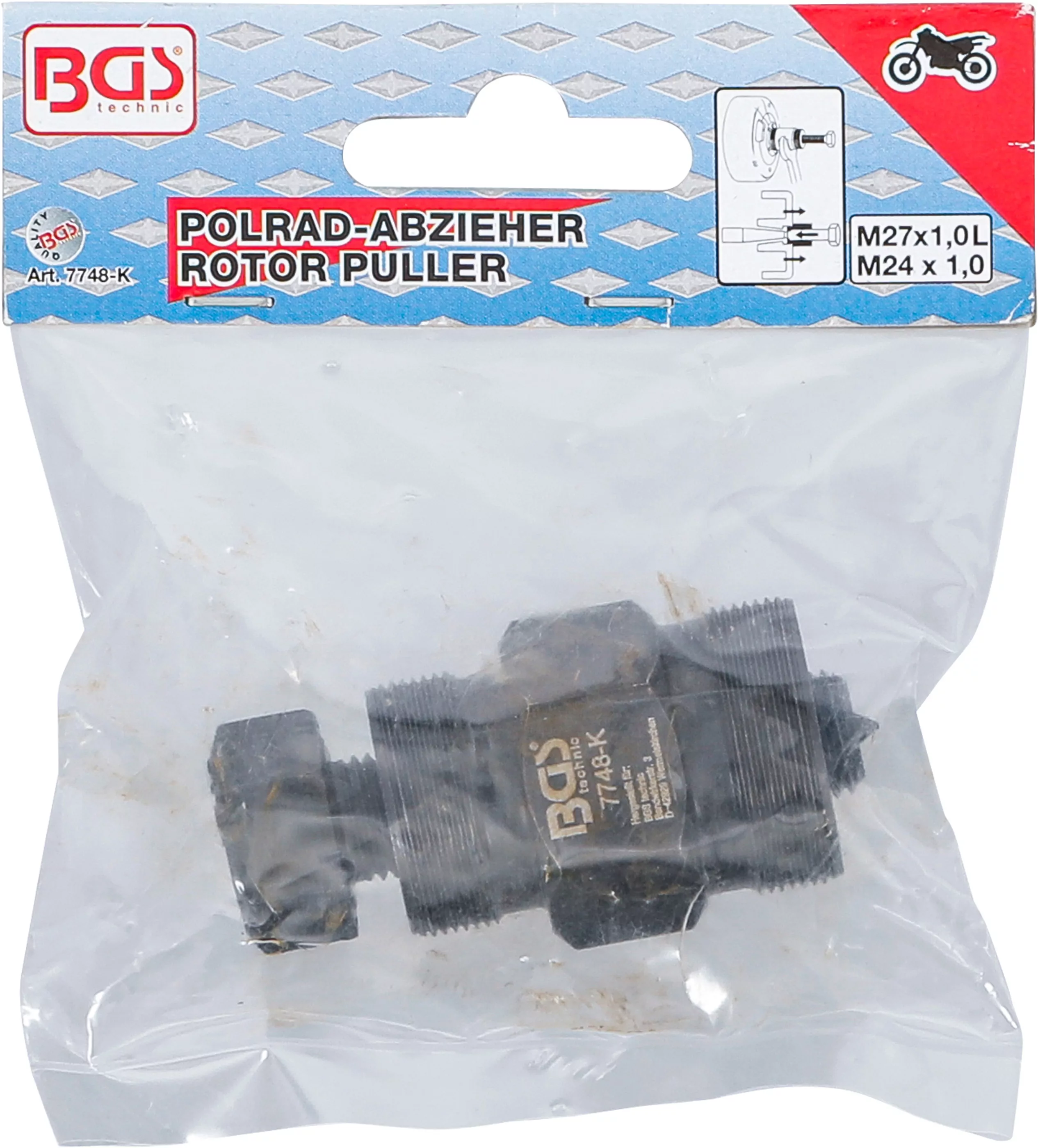 Polrad-Abzieher | M27 x 1,0 - M24 x 1,0 mm