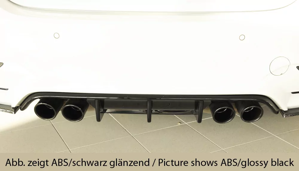Rieger Heckeinsatz für BMW 3er F80 M3 (M3) | Lim. 01.14- für orig. Heckschürze