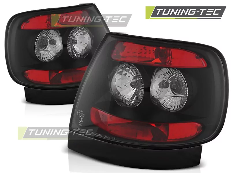Tail Lights Black Fits Audi A4 11.94-09.00
