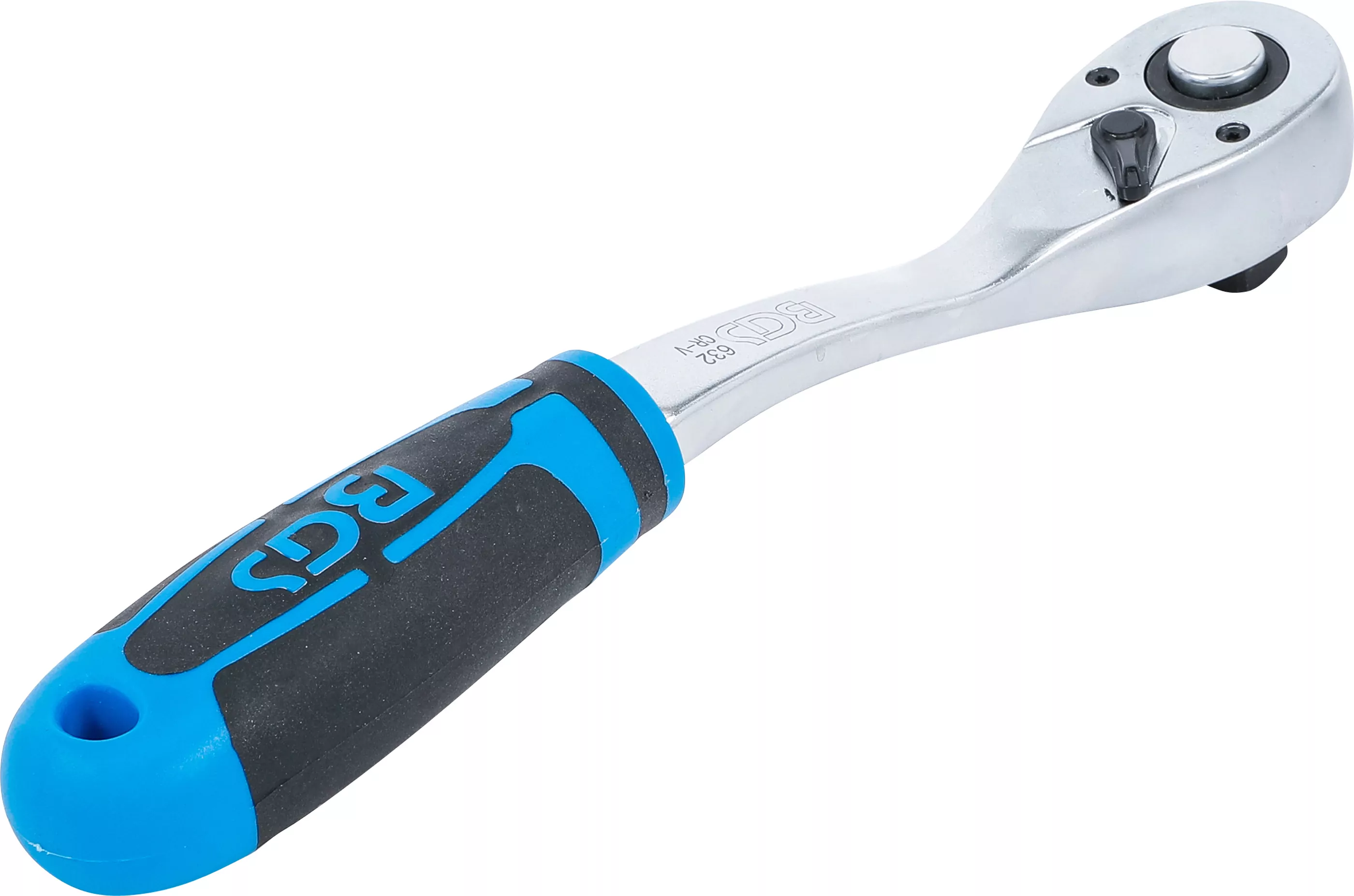 Umschaltknarre | feinverzahnt | Abtrieb Außenvierkant 12,5 mm (1/2")