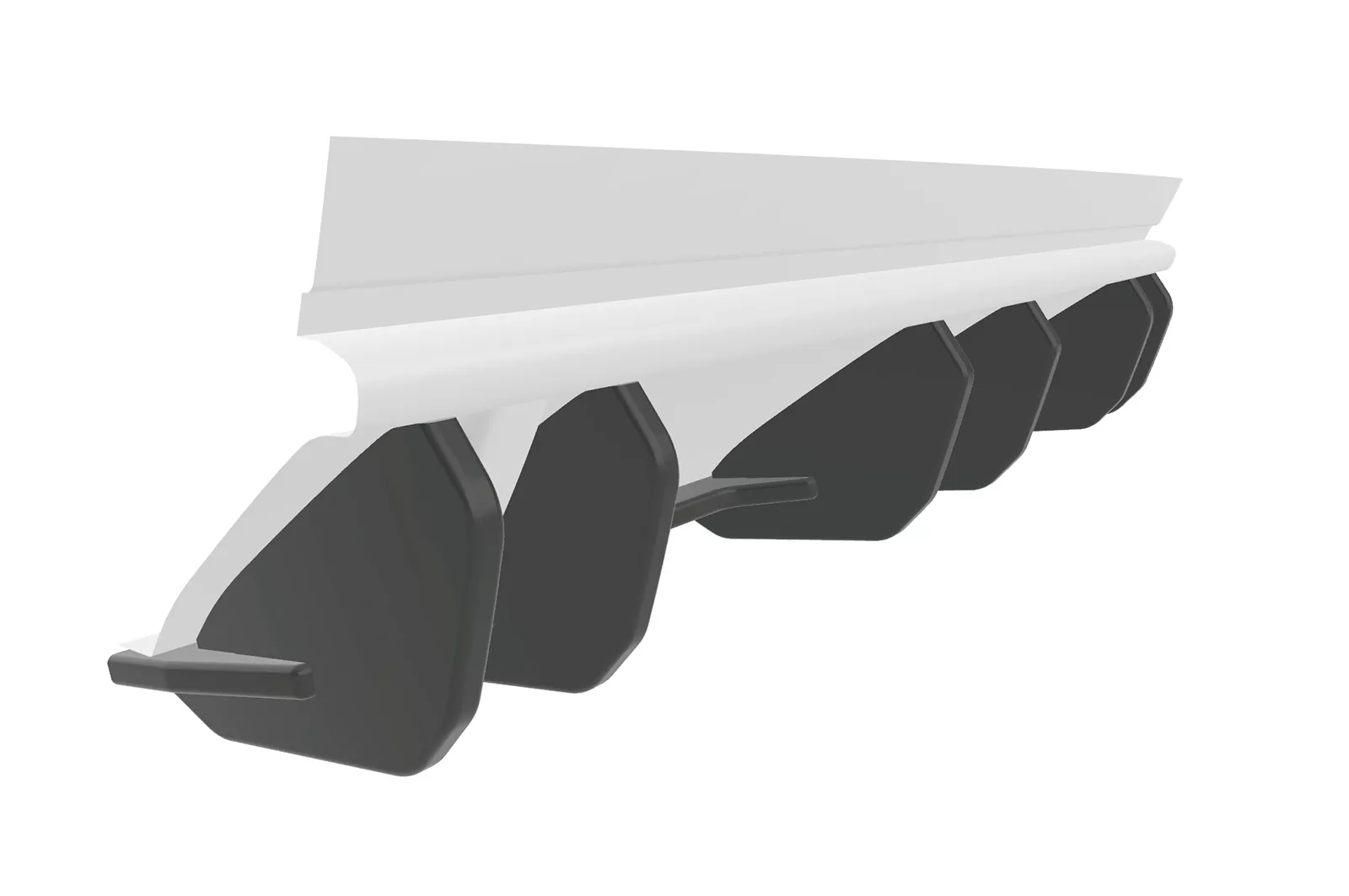 Racing Diffusor / Heckansatz für VW Golf 7 (Typ AU) R HA355