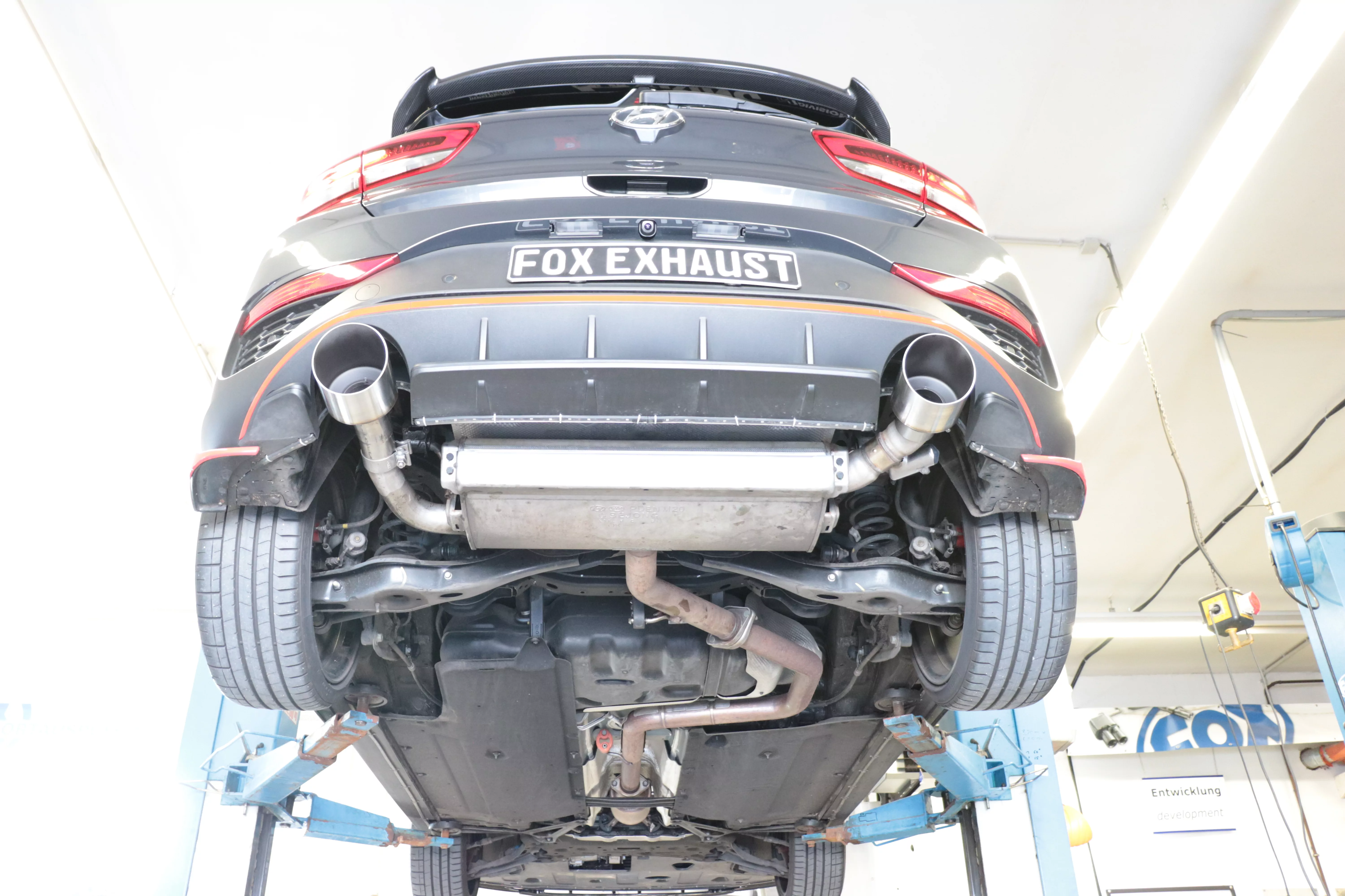 Hyundai i30N Facelift  Endrohre passend auf den originalen Endschalldämpfer - 1x130 Typ 14 rechts/links