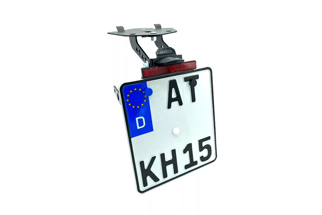 alpha Technik Edelstahl Kennzeichenhalter für BMW S1000RR; TYP 2R99; Modelljahr 2019-