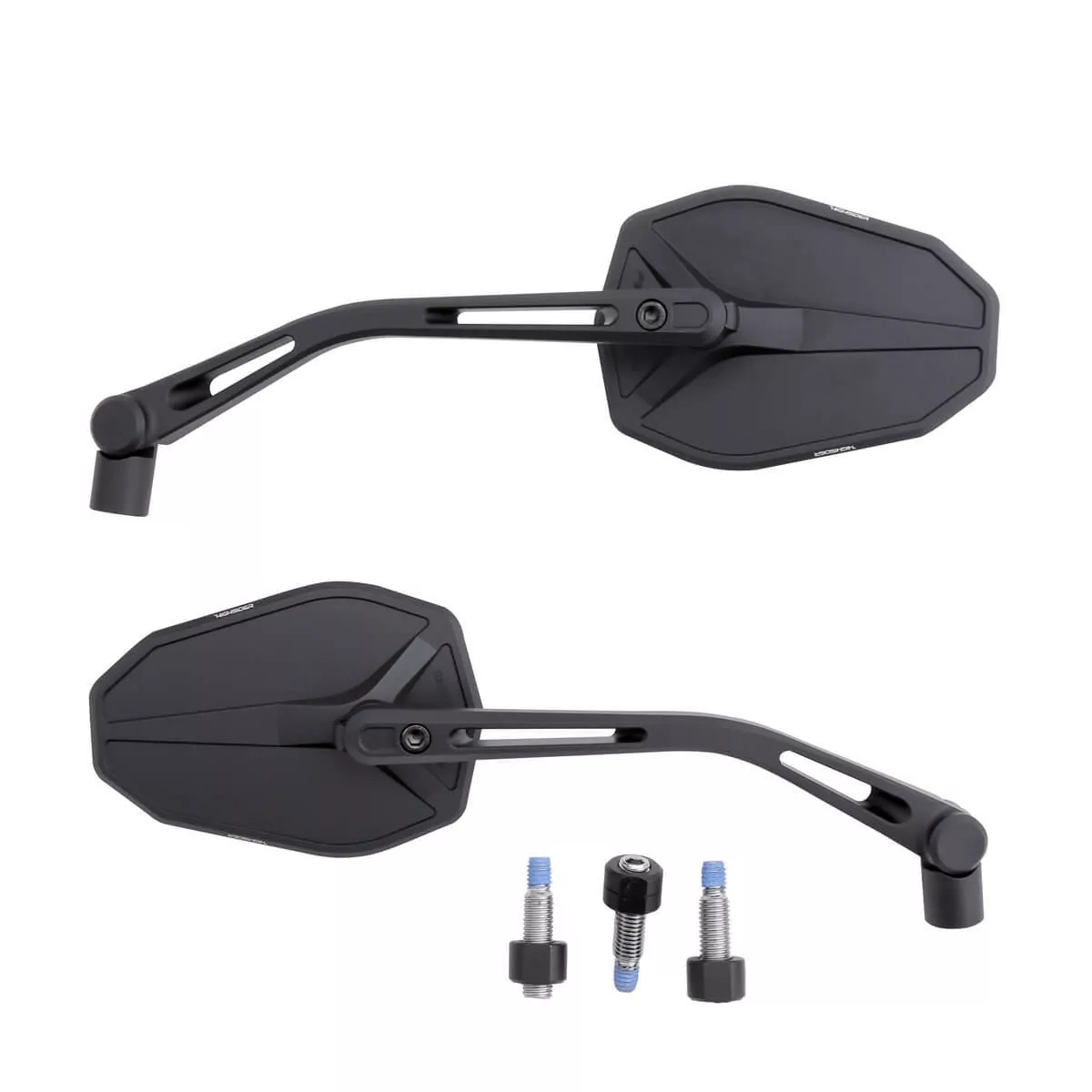 HIGHSIDER pro Victory-Slim, Handlebar Mirrors, Matt-Black (1Pair)