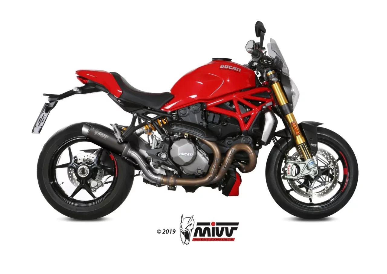 MIVV GPpro STEEL BLACK DUCATI MONSTER 821/1200 17-18