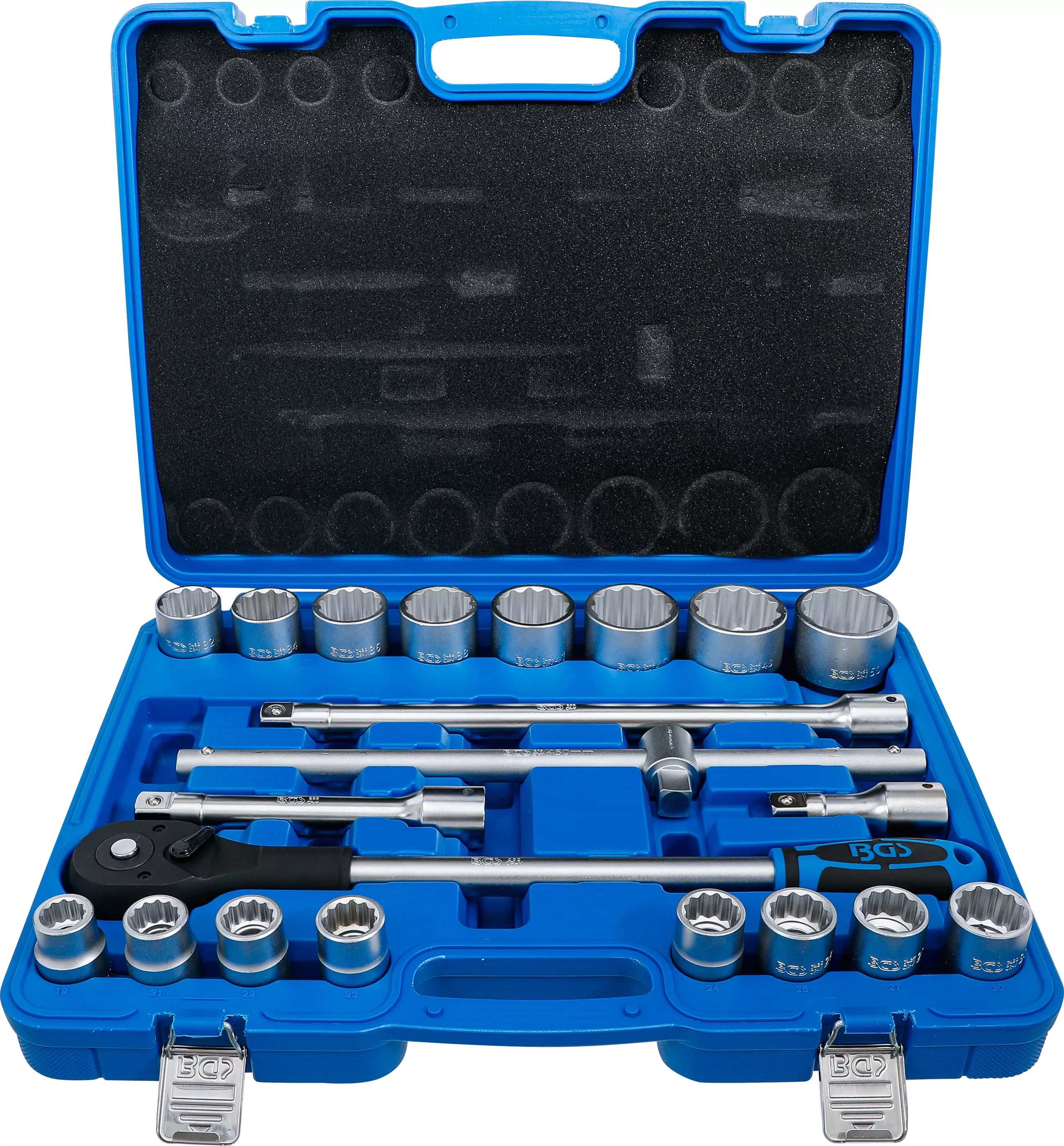 Steckschlüssel-Satz Zwölfkant | Antrieb 20 mm (3/4") | 21-tlg.