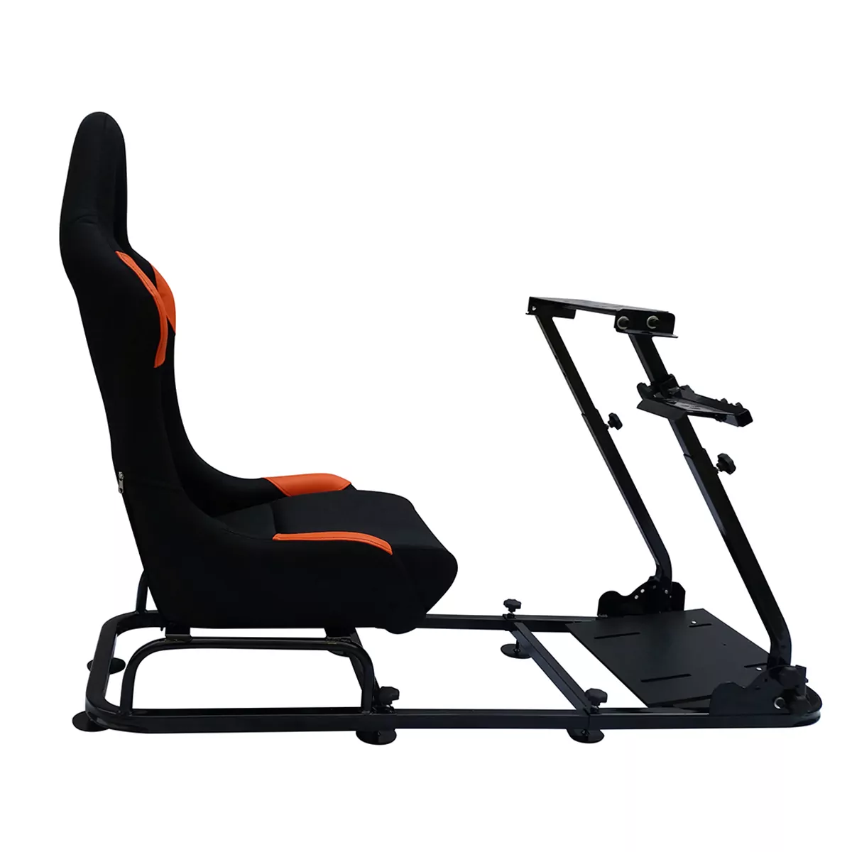 FK Gamesitz Spielsitz Rennsimulator eGaming Seats Monaco schwarz/orange