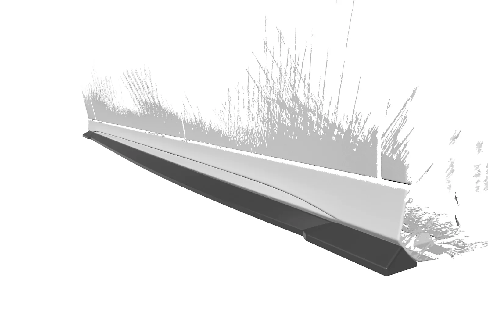 Seitenschweller für Mercedes Benz A-Klasse (W177) AMG/AMG-Line SS547 Schwarz Strukturiert