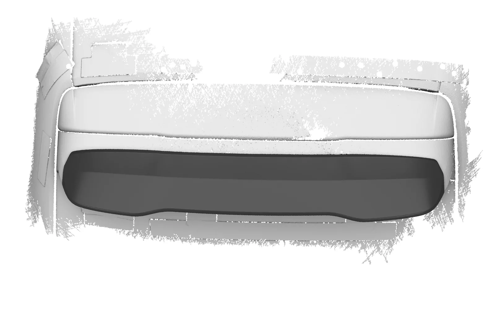 Heckflügel mit ABE für Peugeot 208 II HF057 Schwarz Strukturiert