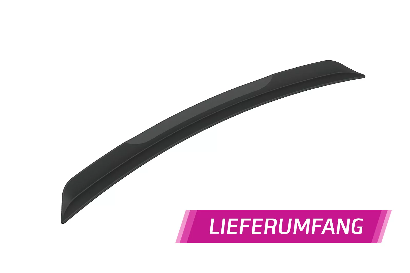 Heckflügel mit ABE für Porsche Boxster 987 HF741 Strukturiert (schwarz matt)