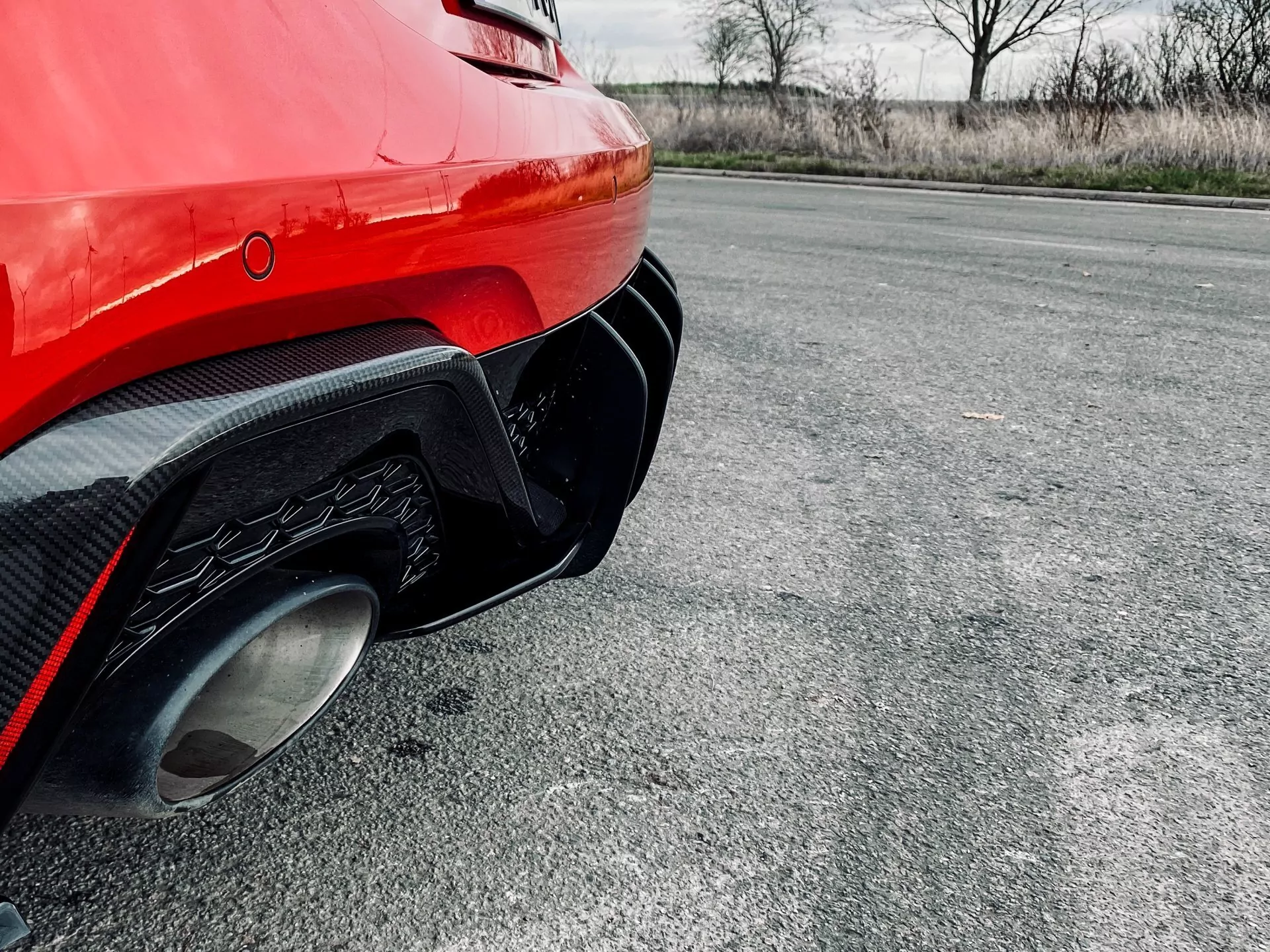 Gefräster Heckansatz für Audi RS7 C8 4K