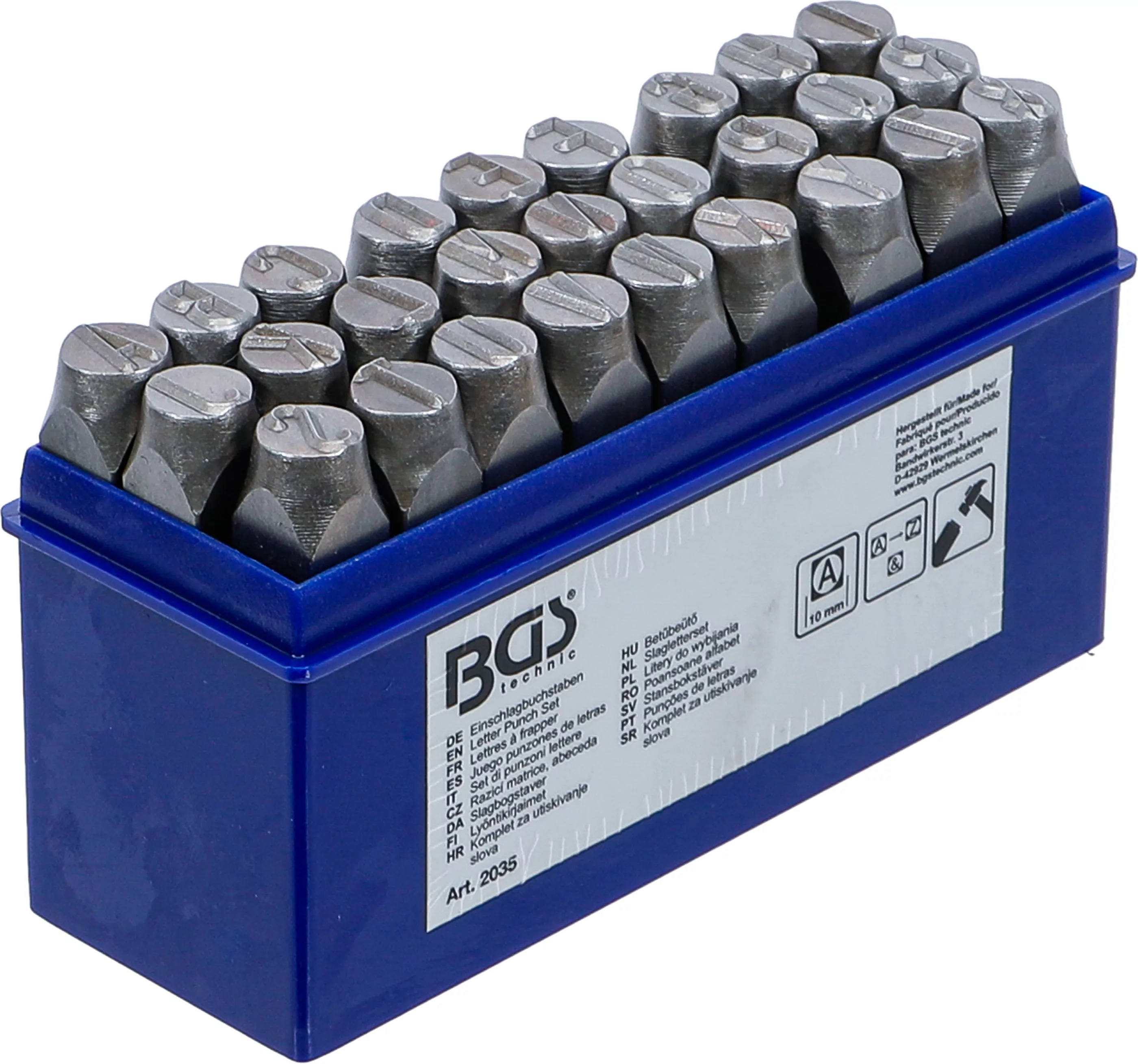 Einschlagbuchstaben | 10 mm