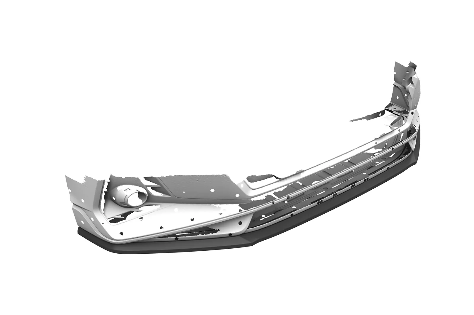 Cup-Spoilerlippe mit ABE für Hyundai I20 (BC3) N, N Performance und N-Line CSL588 Schwarz Strukturiert