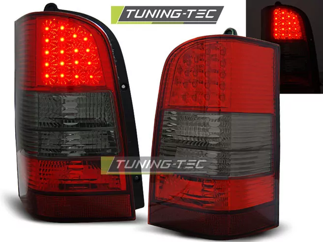 Led Tail Lights Red Smoke Fits Mercedes Vito V-klasa W638 96-03