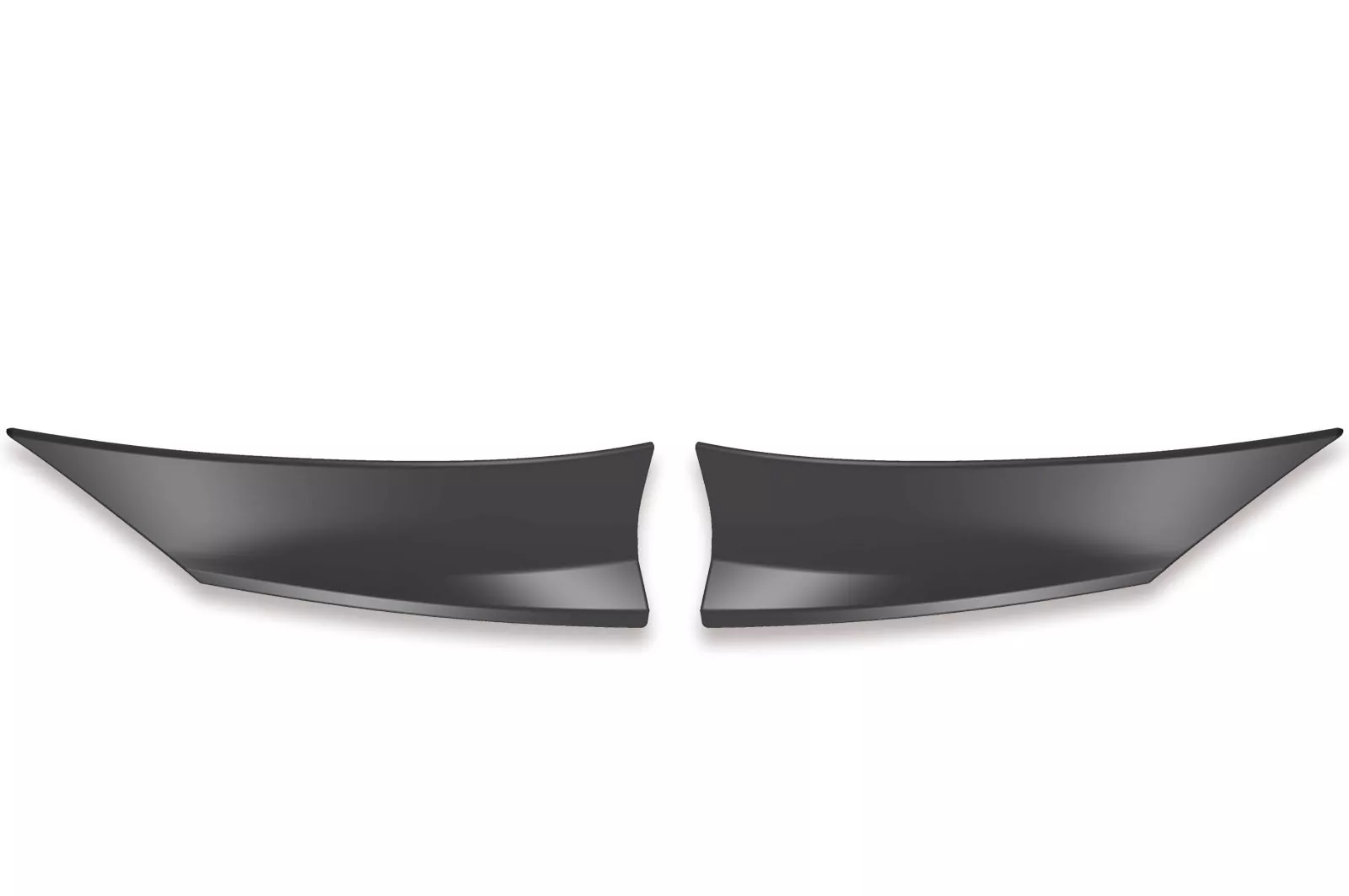 Heckansatz für VW Golf 7 R / R-Line Glossy (schwarz hochglanz)