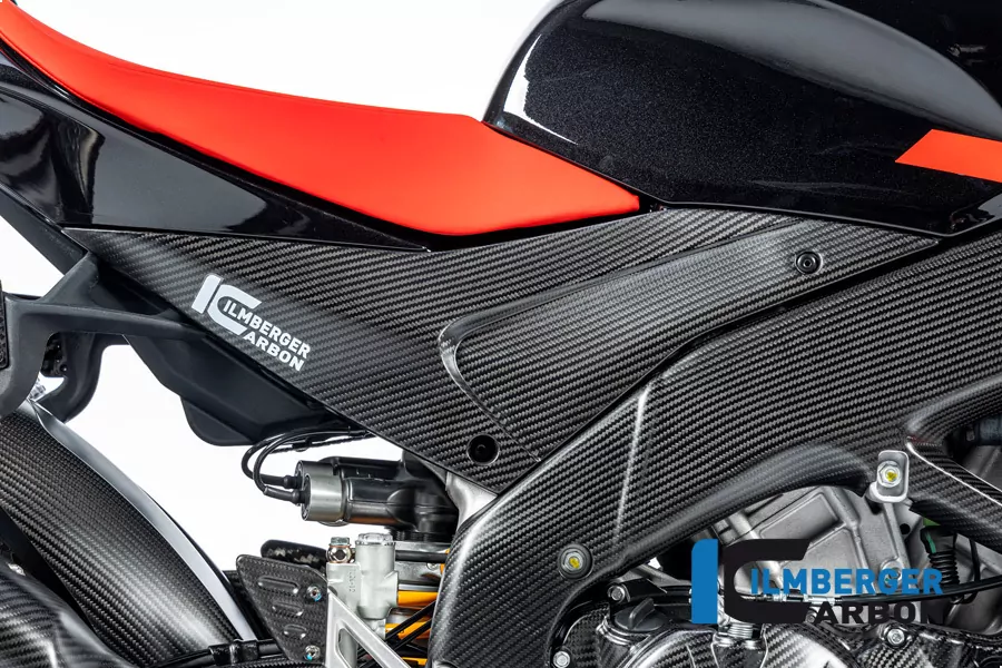 Ilmberger Carbon Seitendeckel rechts matt für Aprilia RSV4 / Tuono V4 2021-