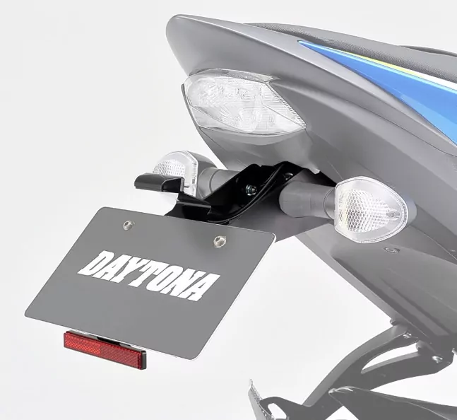 Reflektor "Slim" | rechteckig | rot | mit Rand Maße: 100 x 13 mm | Bolzen M5 | E-geprüft