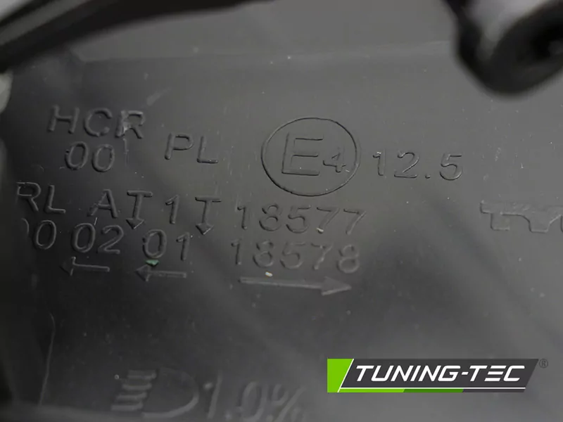 Headlight Black Left Side Tyc Fits Audi A4 B8 12-15