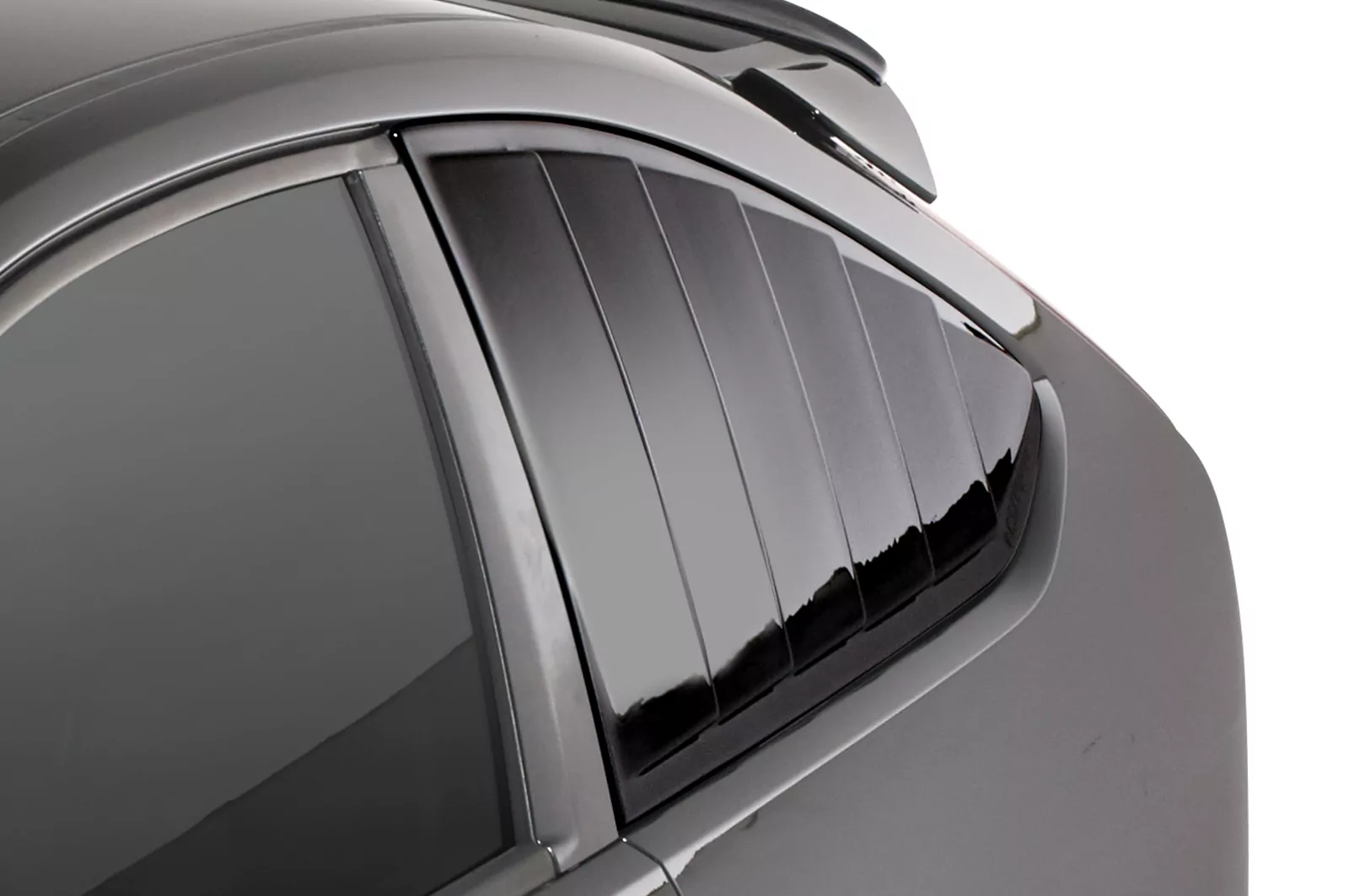 Seitenscheibenblenden für Ford Focus MK2 3-Türer SSB002 Schwarz Strukturiert