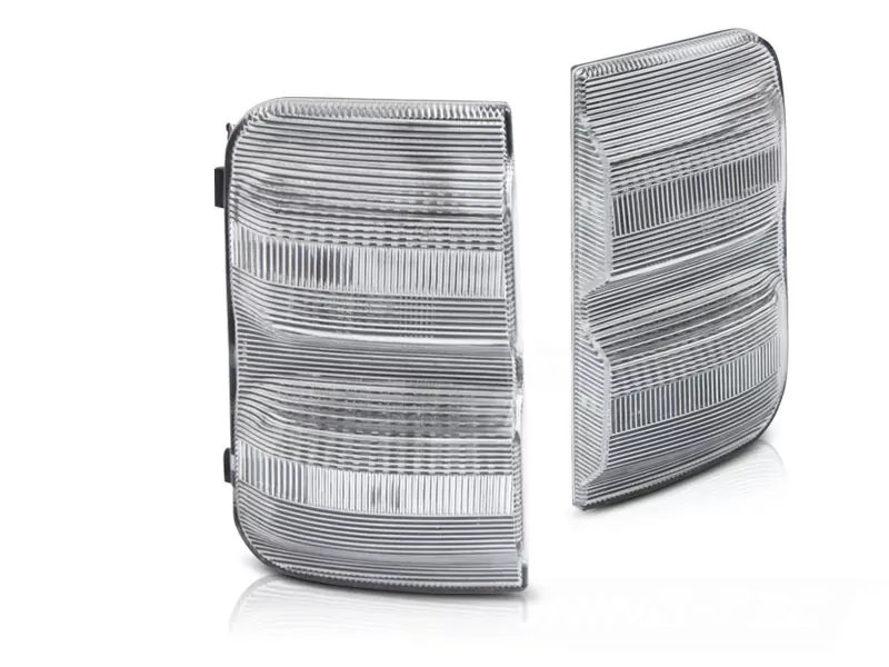 Indicator In The Mirror White Led Seq Fits Peugeot Boxer / Fiat Ducato / Citroen Jumper