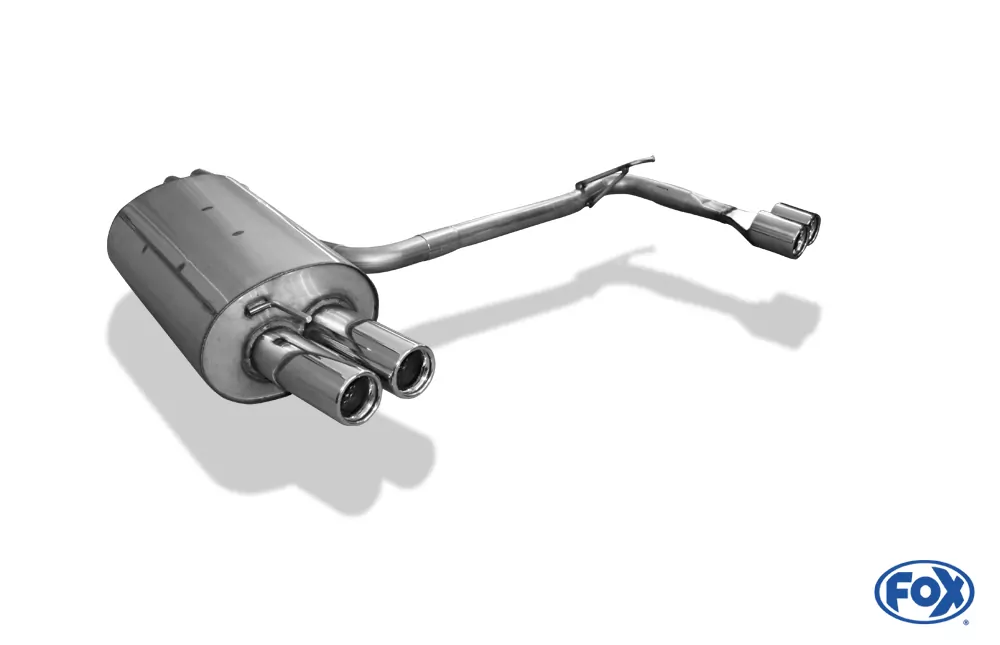 BMW E46 330d/ 330xd  Endschalldämpfer Ausgang rechts/links zweiflutig - 2x76 Typ 13 rechts/links