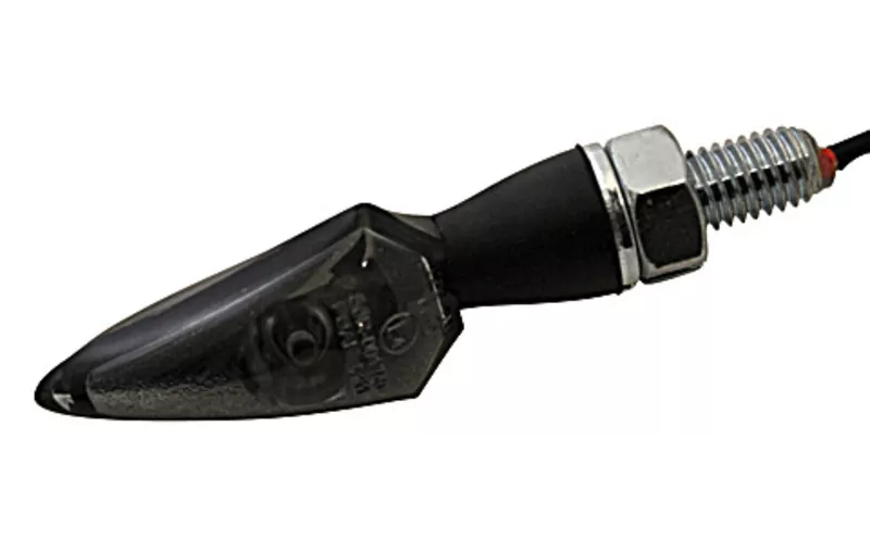 HIGHSIDER pro Stream LED Indicator Black/Translucent E-Approved (Pair)