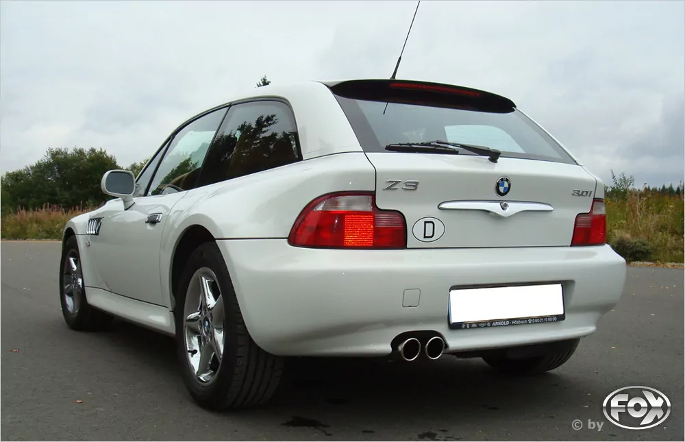 BMW Z3/ Z3 Coupe 3,0l  Endschalldämpfer - 2x80 Typ 17