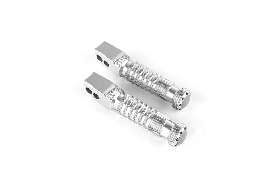 Gilles Austauschfußrasten-Kit Sport Fahrer silber für Ducati Multistrada 950/1200/1260 S Monster 821/1200/937