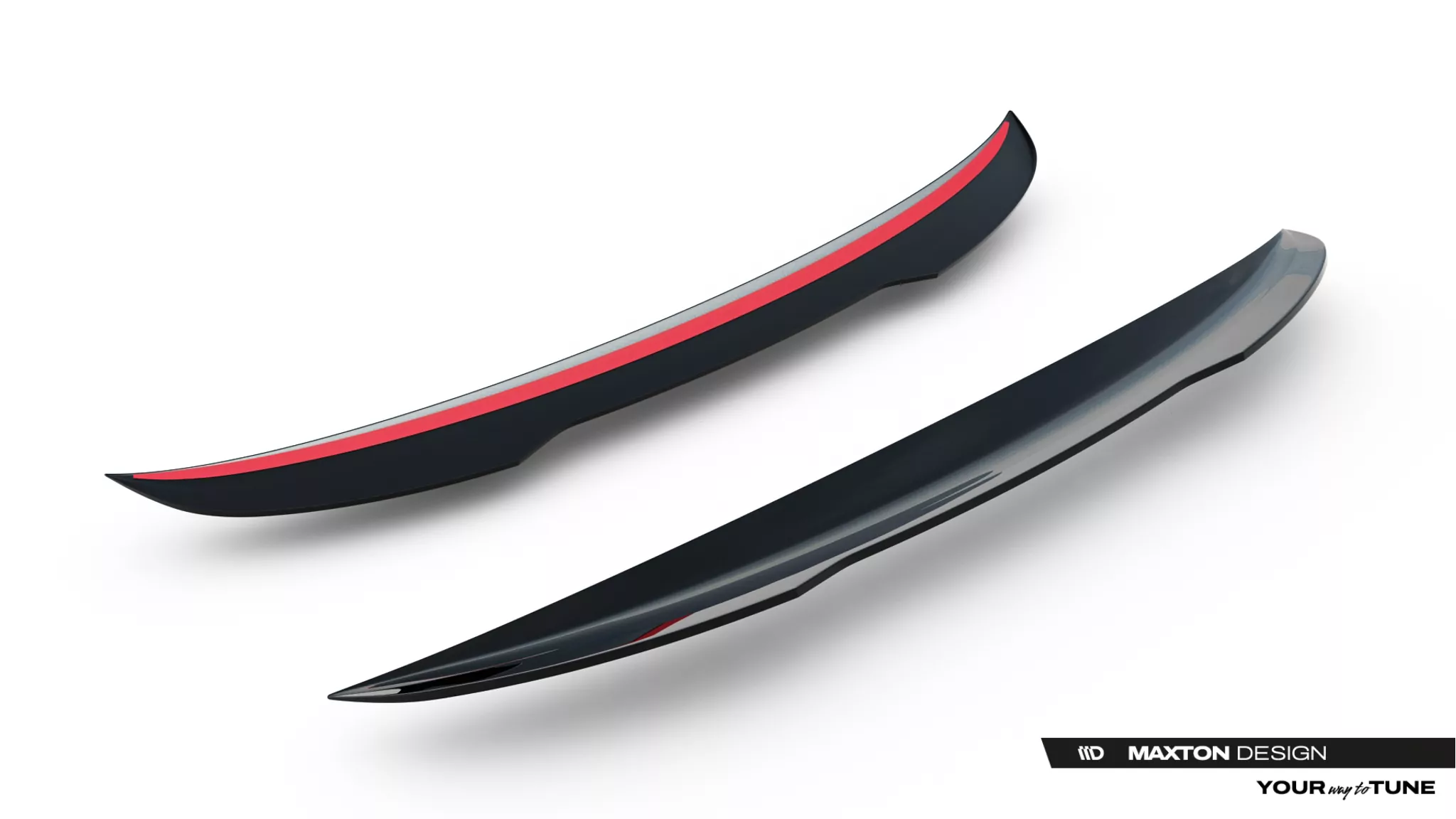 Spoiler CAP Für Mercedes-AMG GLA 35 H247 Facelift Schwarz Hochglanz