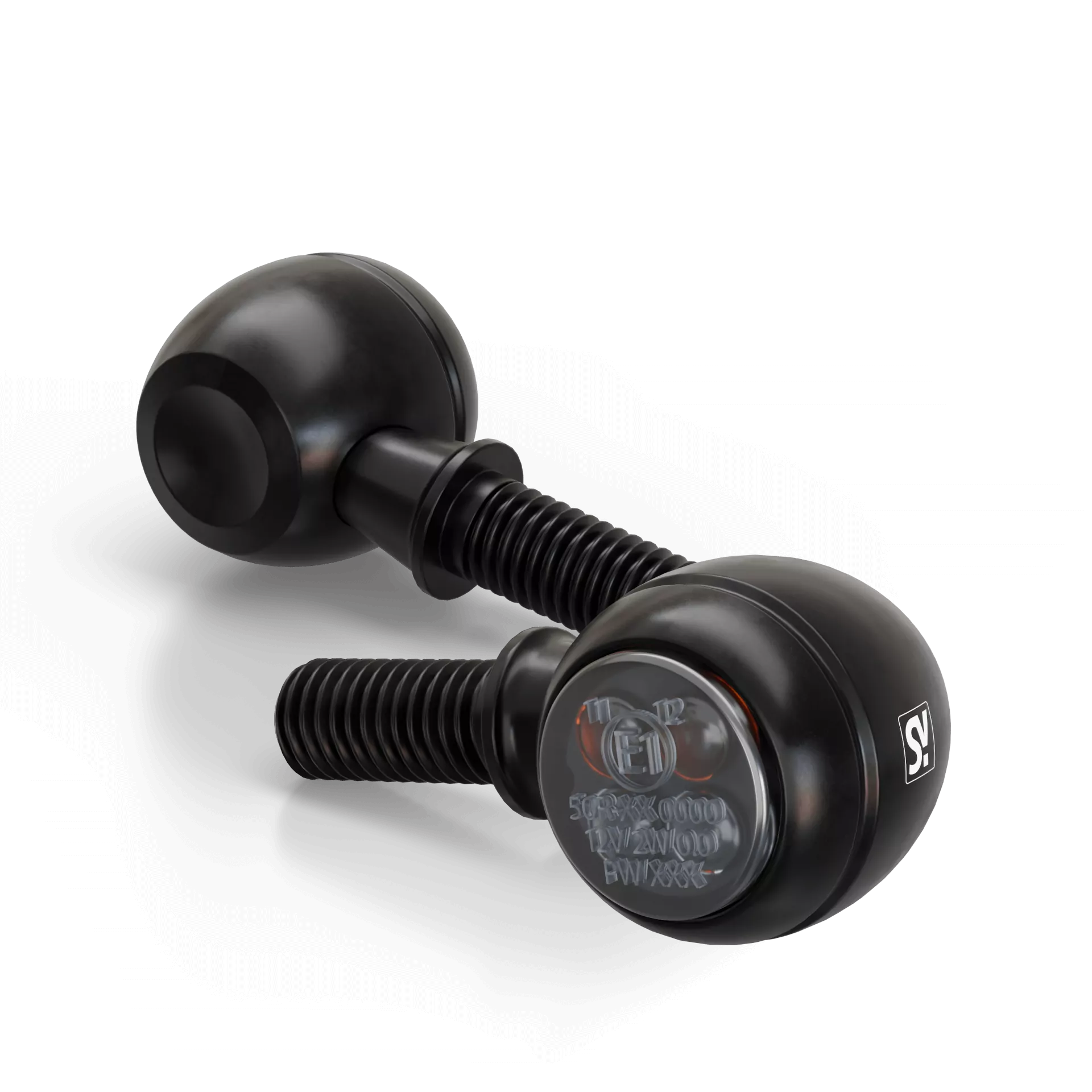 HIGHSIDER smart Circula-S Rück-, Bremslicht, Blinker Schwarz/Getönt 3in1, E-Geprüft (Paar)