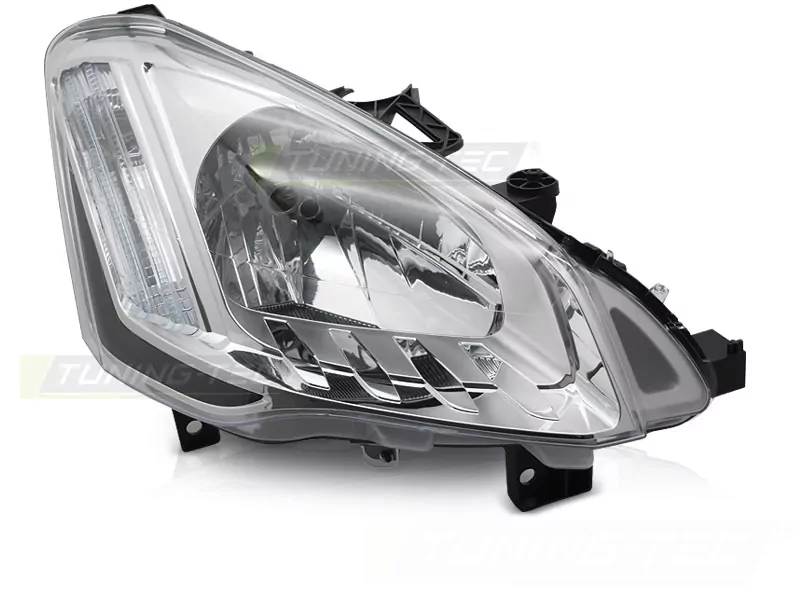 Headlight Chrome Right Side Tyc Fits Citroen Berlingo 12-18