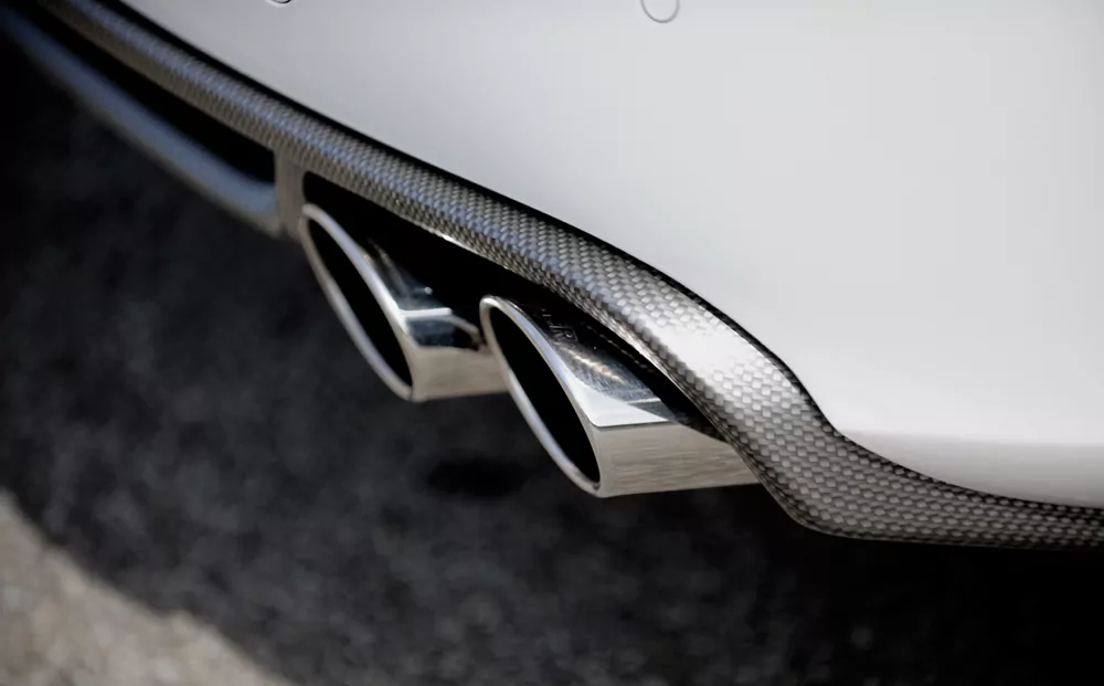 Rieger Heckeinsatz für Audi A4 (B8/B81) - Avant 11.07-12.11 (bis Facelift) carbon optik