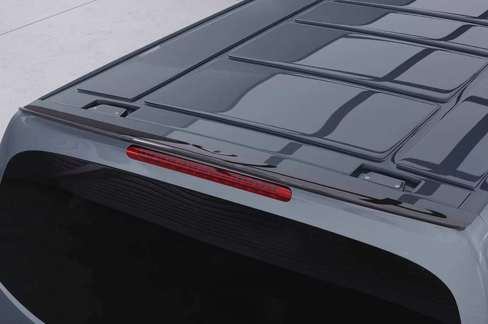 Heckflügel mit ABE für Mercedes Benz Vito 447 Tourer HF774 Strukturiert (schwarz matt)