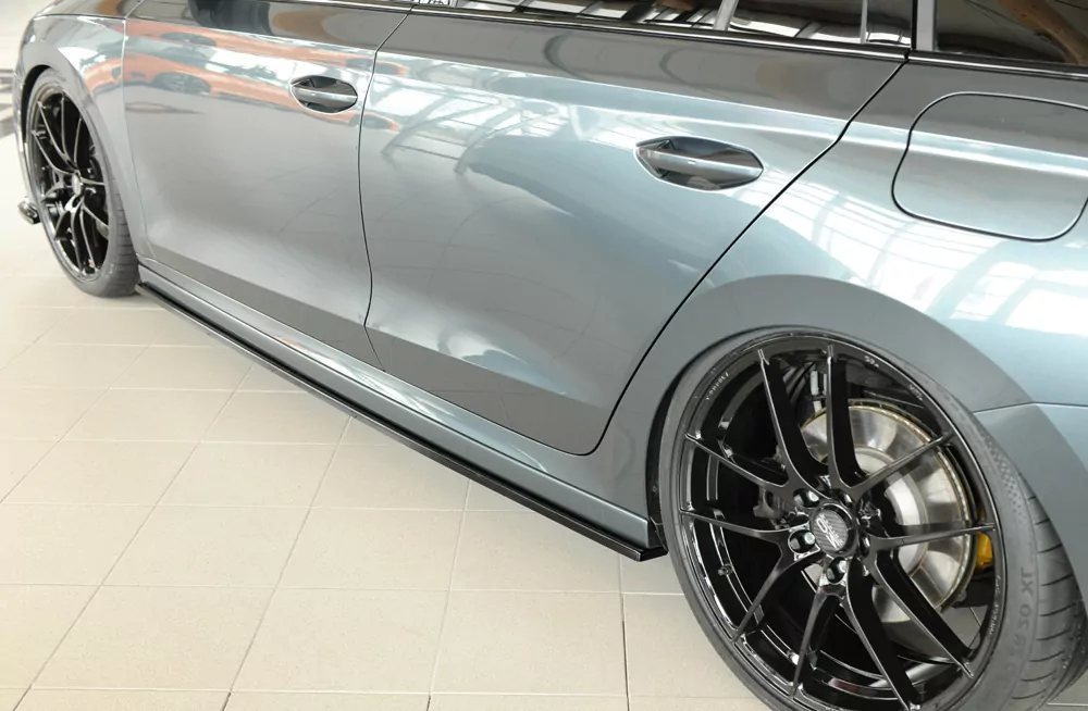 Rieger Seitenschweller links ansatz glanz schwarz für Skoda Octavia RS (NX) Lim. 08.24- (ab Facelift/PV)