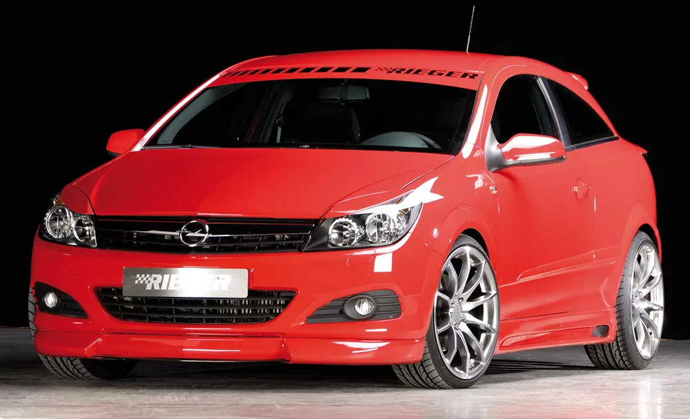 Rieger Spoilerlippe für Opel Astra H Twin-Top | Cabrio 09.05- nicht für OPC