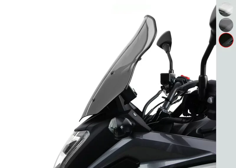 MRA Tourenscheibe T, HONDA NC 700 X, 12-15, schwarz mit ABE