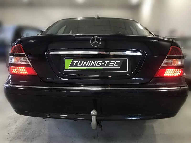 Led Tail Lights Red Black Fits Mercedes W220 S-klasa 09.98-05.05