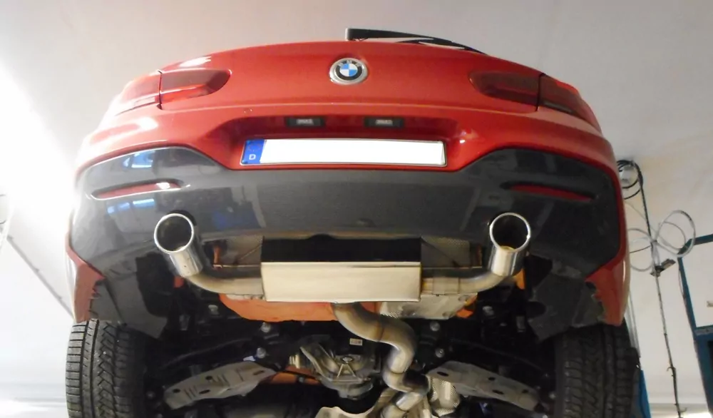 BMW F20/F21 - M140i  Endschalldämpfer quer Ausgang rechts/links - 1x100 Typ 16 rechts/links