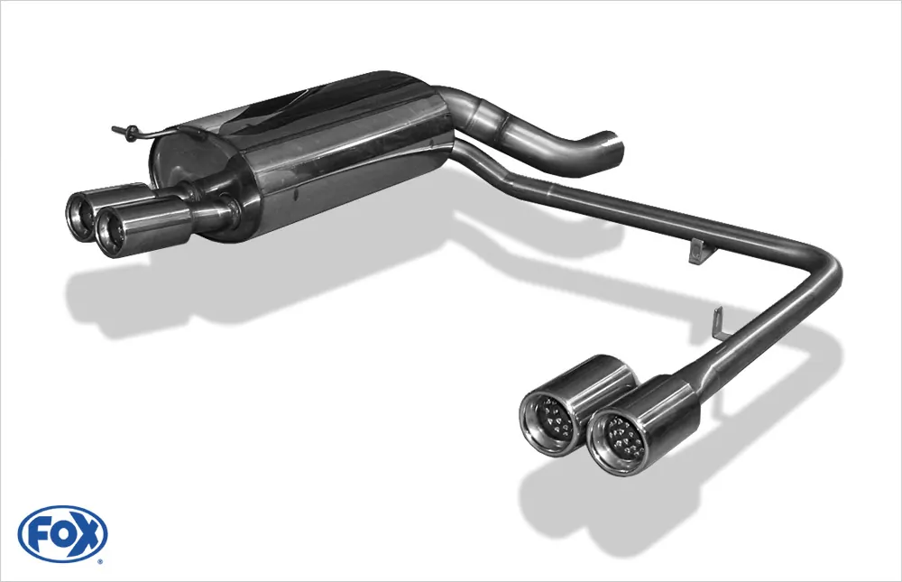 BMW E65 735i/ 745i  Endschalldämpfer Ausgang rechts/links - 2x80 Typ 13 rechts/links