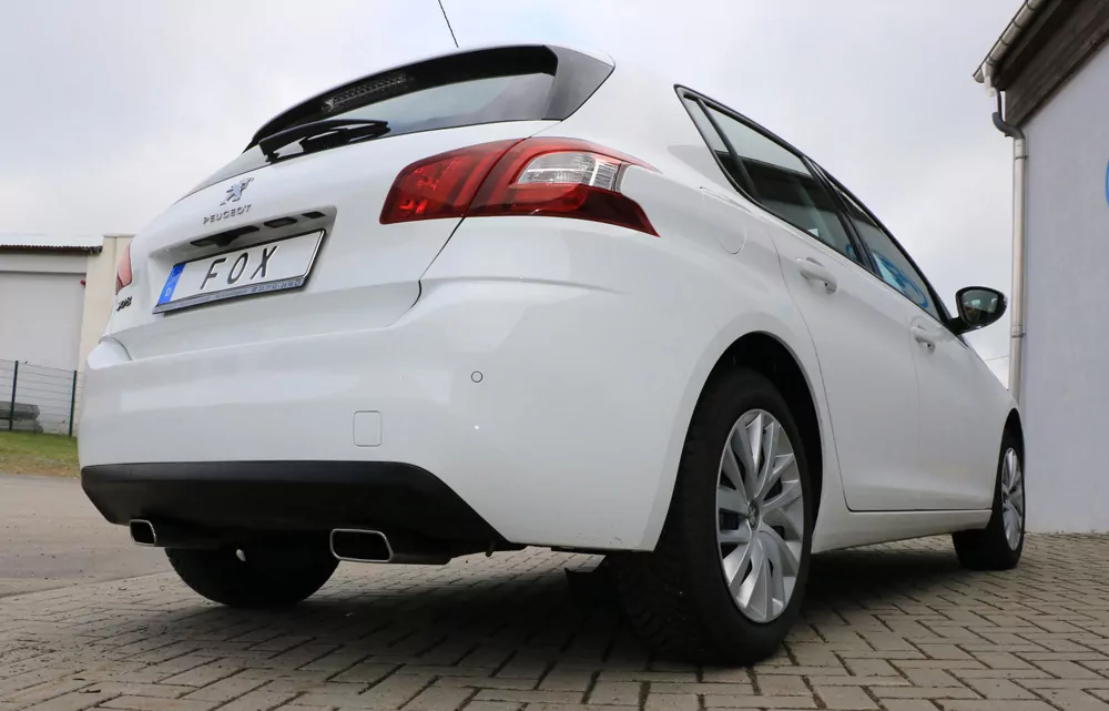 Peugeot 308 II  Endschalldämpfer Ausgang rechts/links - 145x65 Typ 59 rechts/links