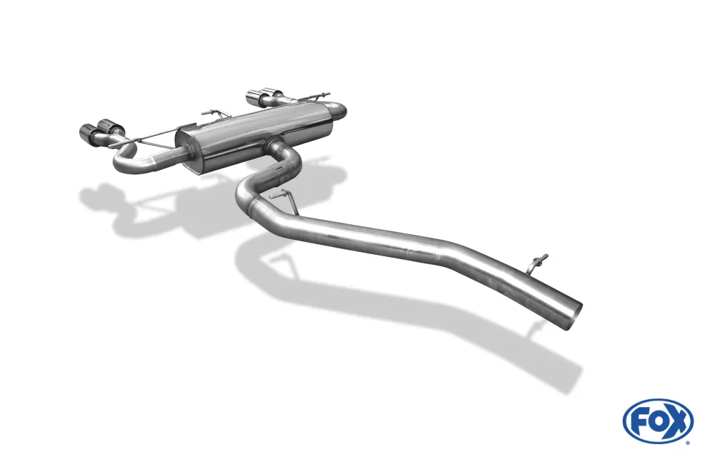 Seat Altea XL 5P - 4x4 Freetrack Endschalldämpfer quer Ausgang rechts/links - 2x76 Typ 16 rechts/links